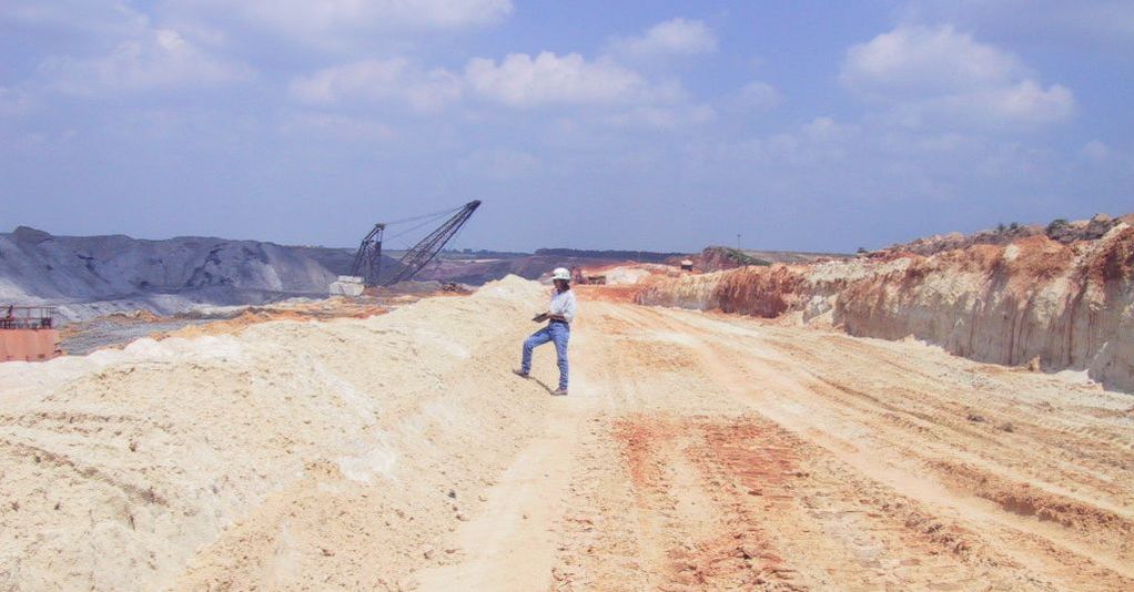 Construction worker standing on flat road on site, Horizon NEPA Compliance Services